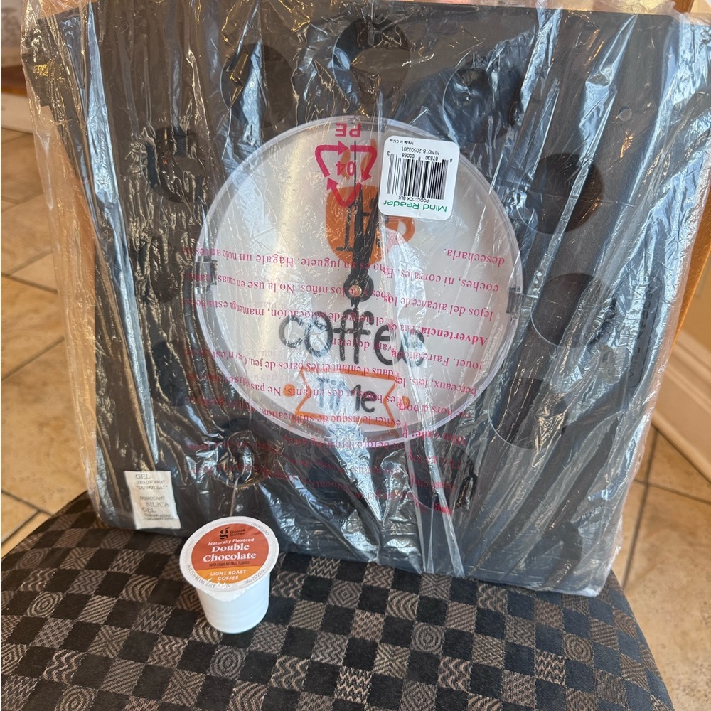 Coffee Time Wall Clock with K-Cup Holder - Picture 4 of 4
